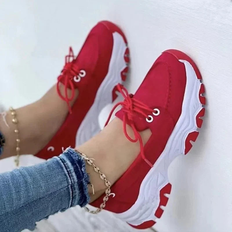 Women Sneakers Platform Casual Breathable Sport