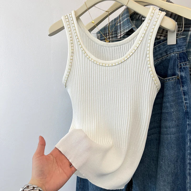 Tank Top Women New Summer O-Neck