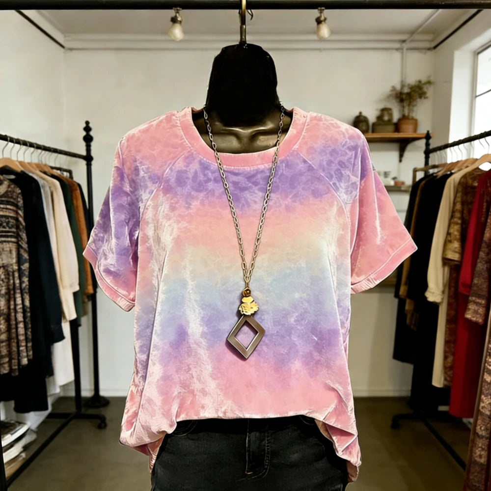 Women T-Shirts Soft Feel Short Sleeve Tops