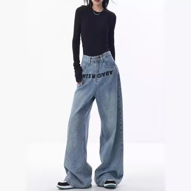 Blue Jeans Women Embroidered Design
