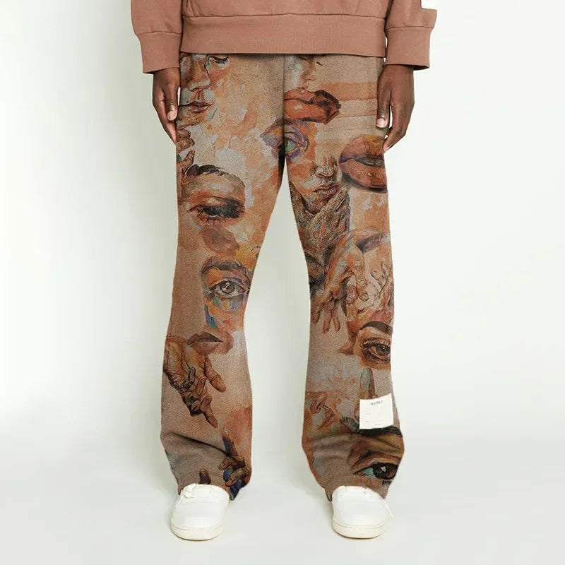 Men's High Street Loose Wide Leg Pants