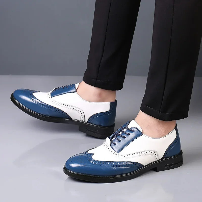 Classic Men Dress Shoes Lace Up Shoes