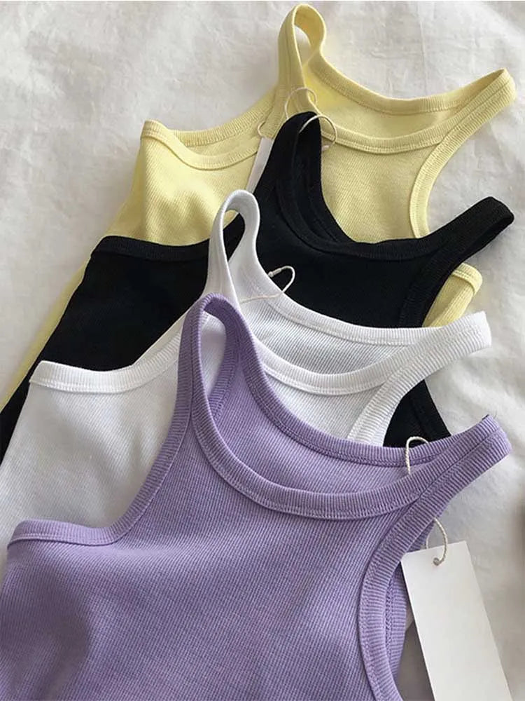 Women Tank Tops Sexy Cropped Top