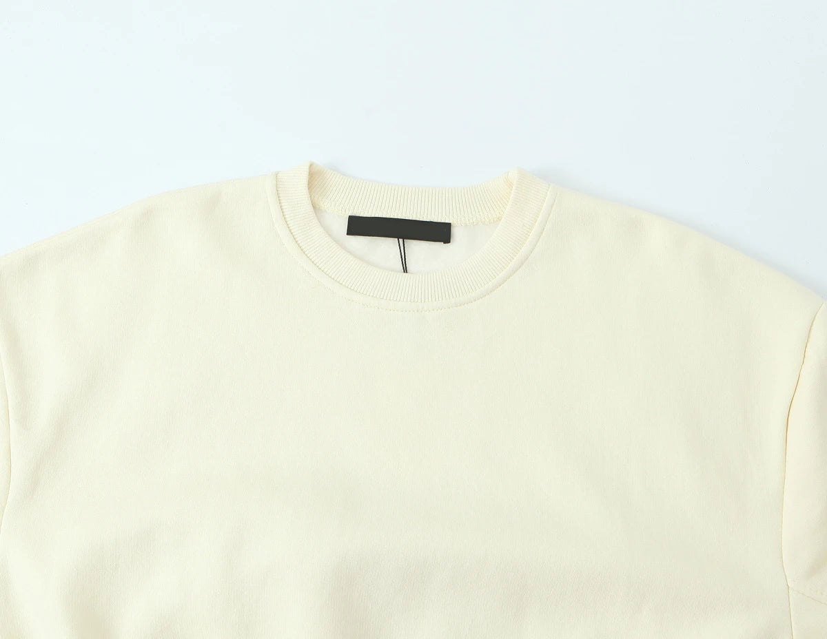 Women's Solid Simple Sweatshirt Crew Neck Long Sleeve Sweatshirts
