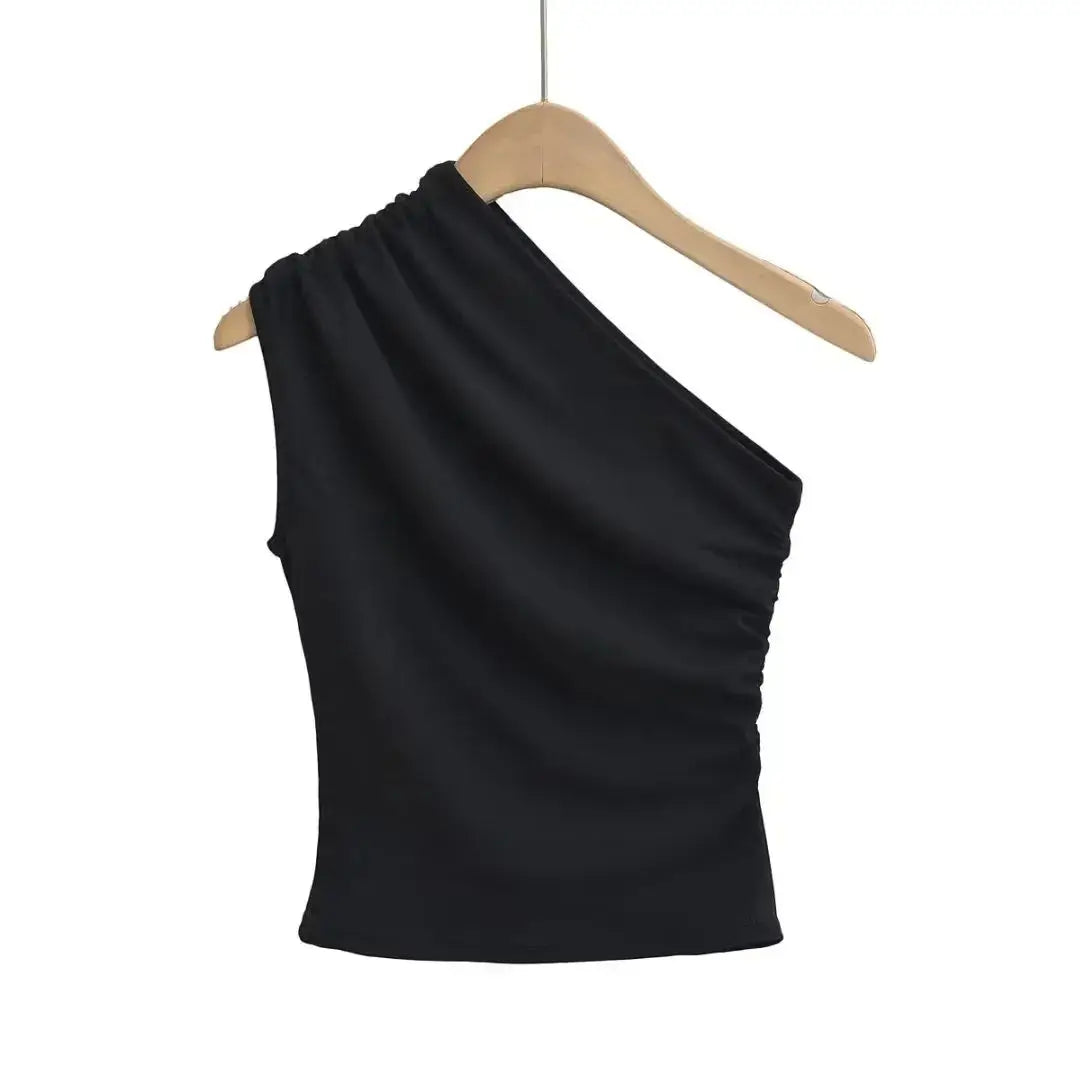 Women's One Shoulder Tank Top