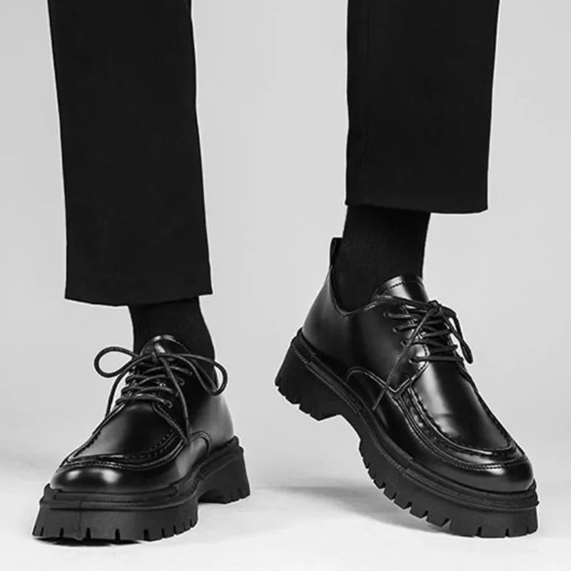 Men's Leather Shoes Dress Formal Business Male Casual Shoe