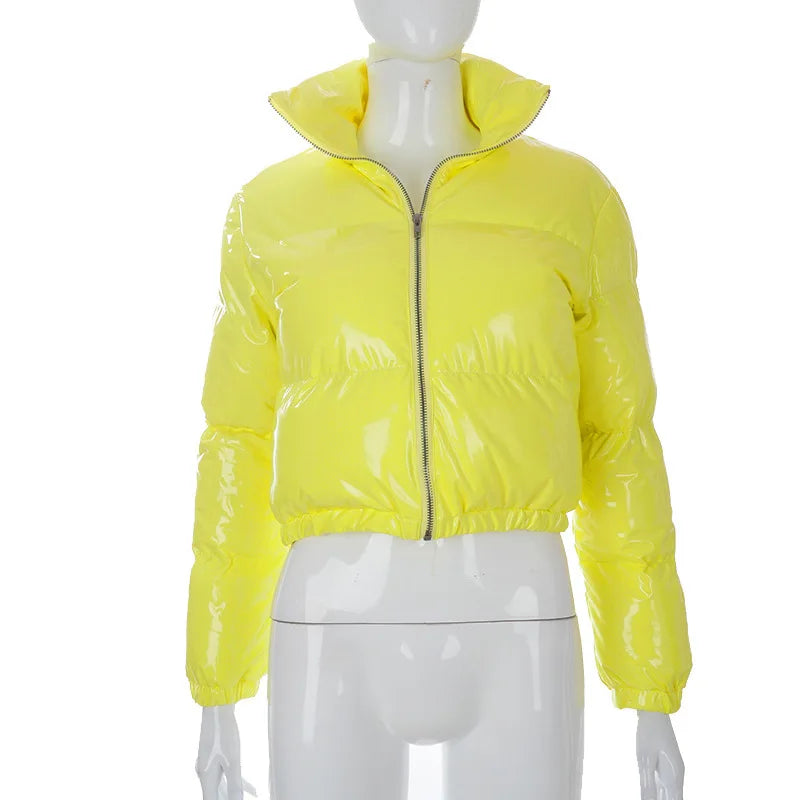 Fashion Jackets for Women  Bubble Down Shiny Quilted Coats