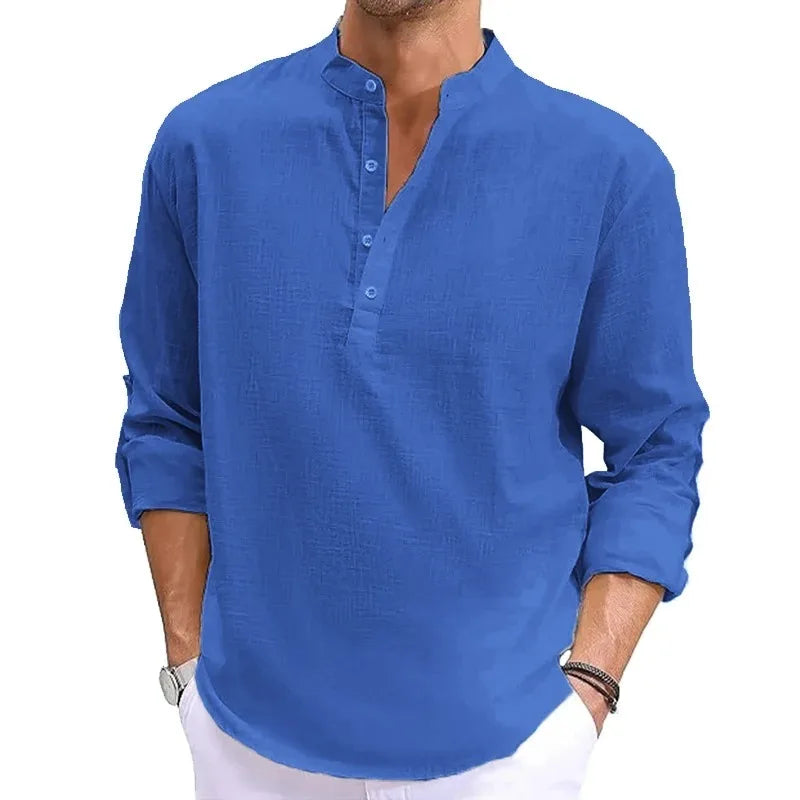Luxury Cotton Shirts for Men Casual
