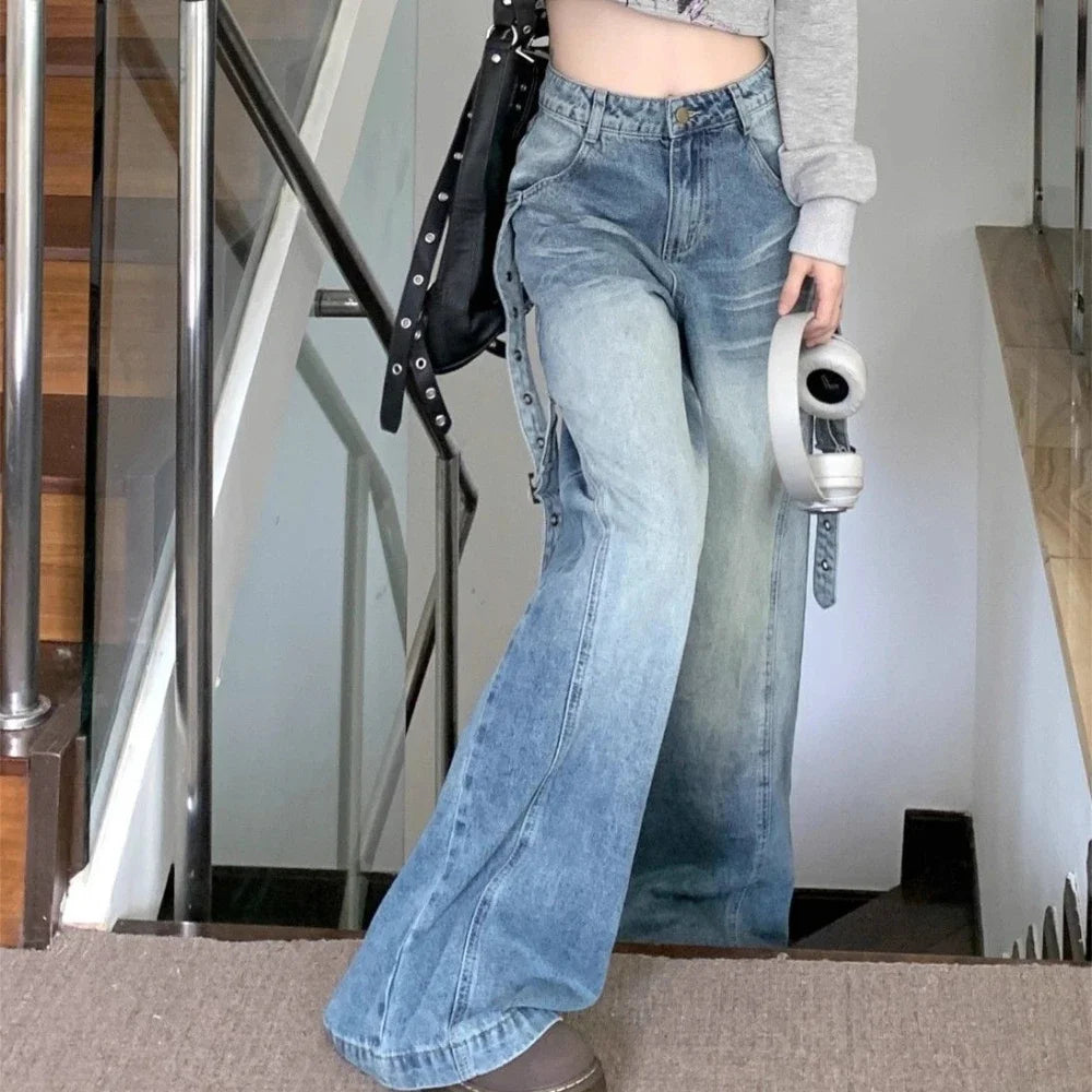 Womens Jeans High Waist Shot Pants