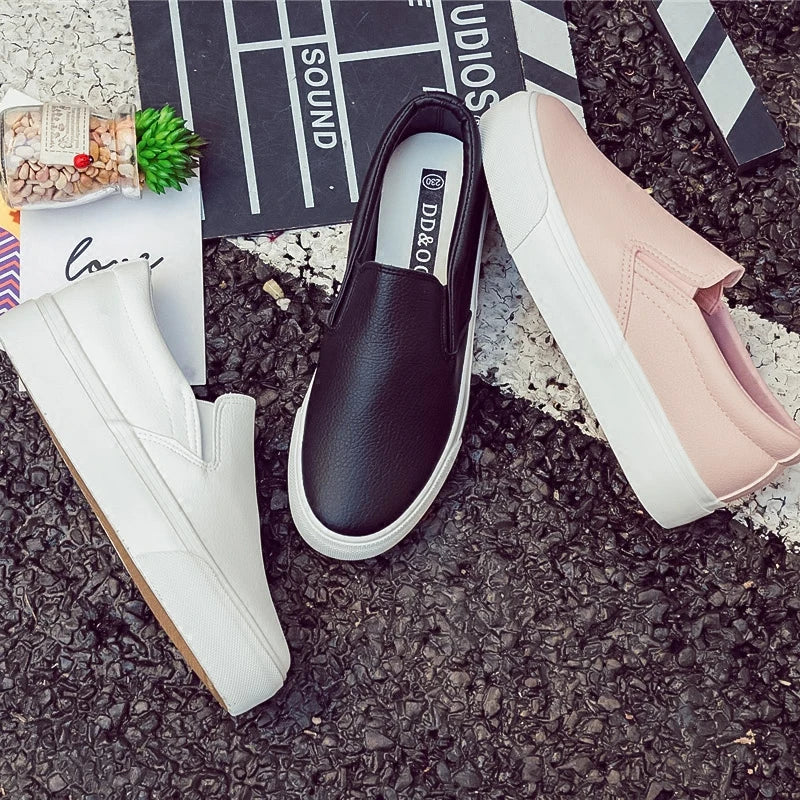 Women's Loafers Leather Spring Trend Casual Flats