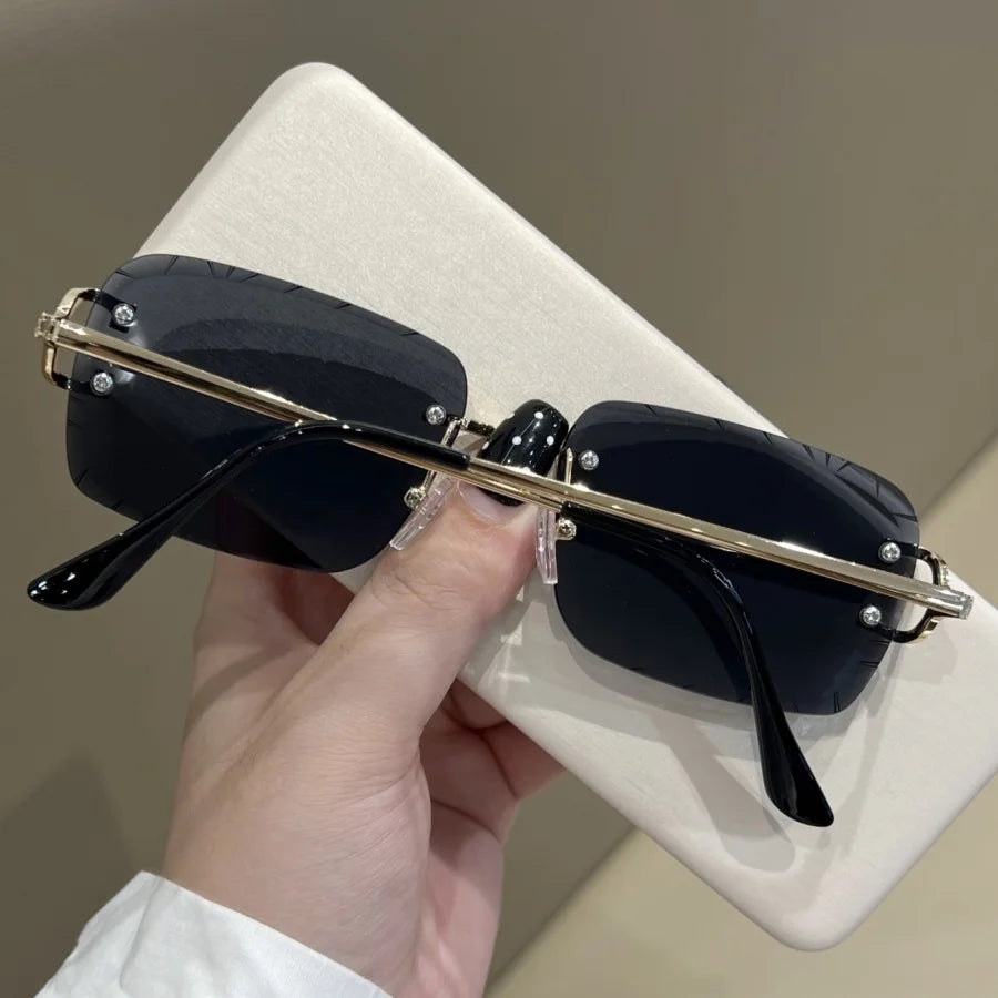Women's Fashion Glasses New Frameless High-Definition