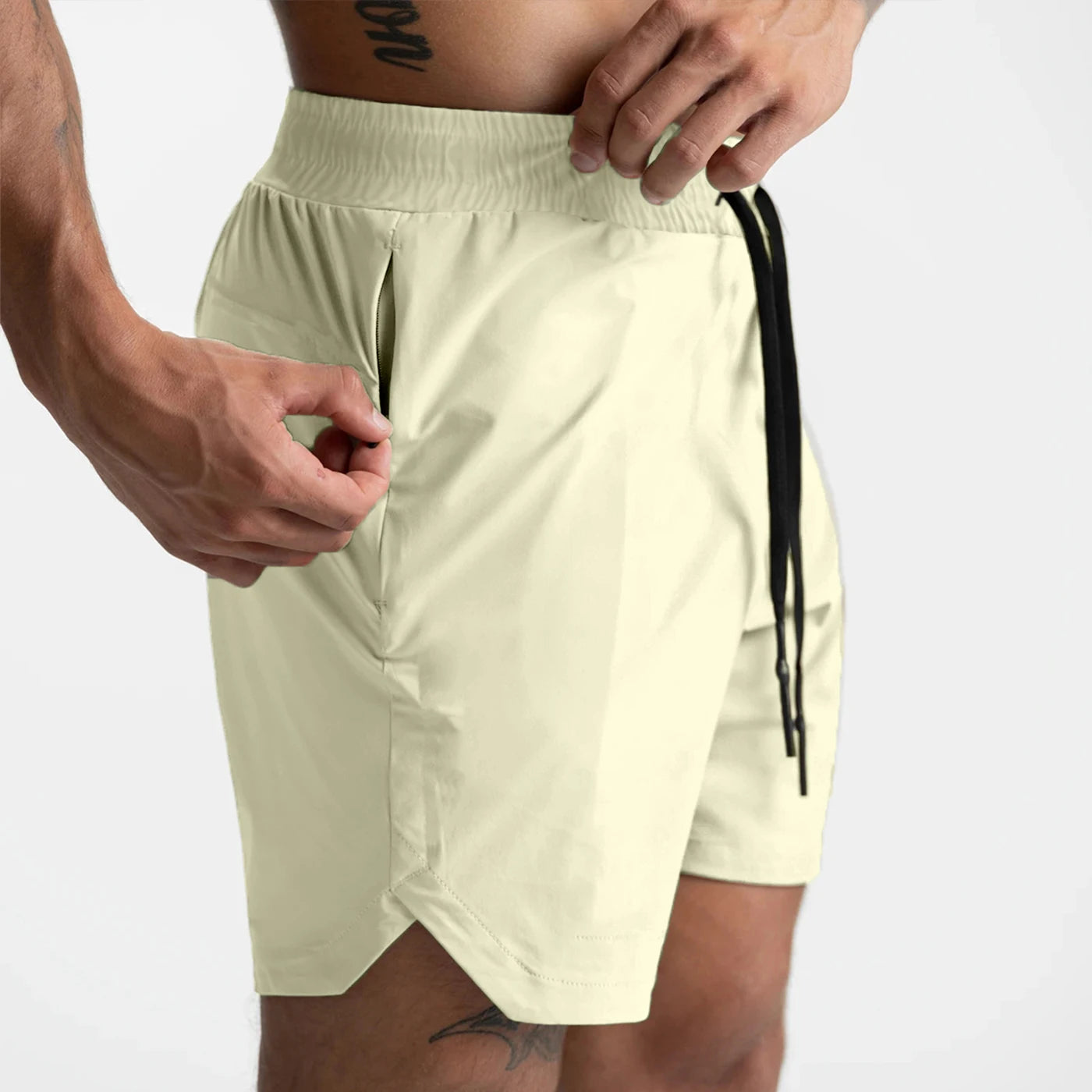 New Men's Shorts Single-Layer Woven