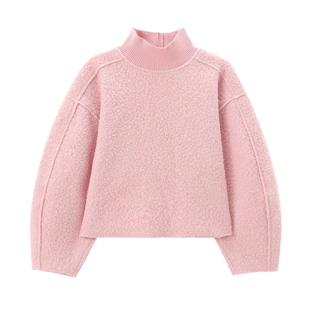 HH Sweatshirts Turtleneck Long Sleeve Pullover for Women