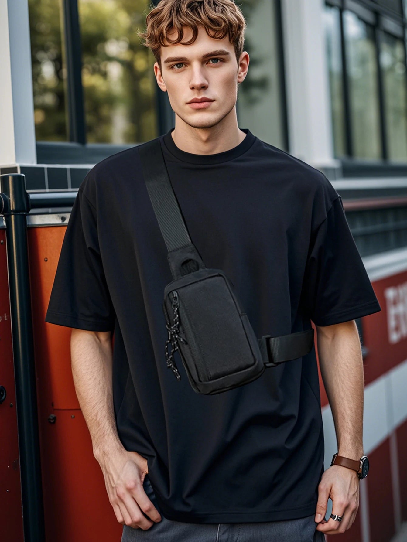 Men's Bag Fashion Oxford Small Casual Men Mini Handbags Male Cross body Shoulder  Bags