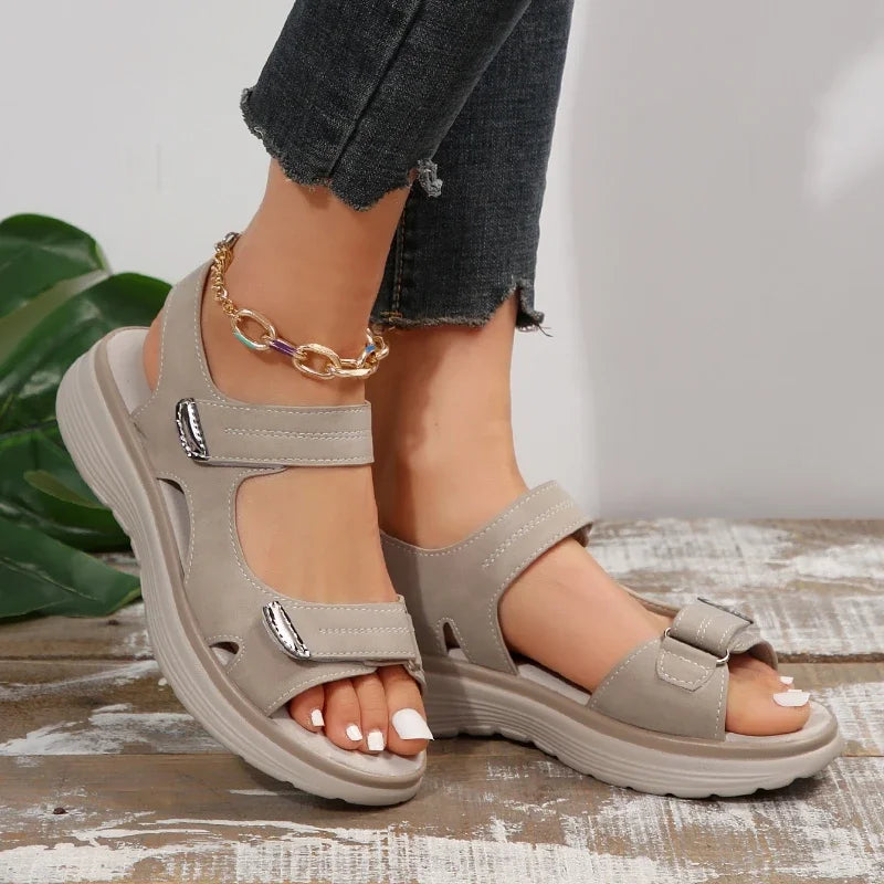 Sandals Comfortable Sandals Women Walking Open Toe Wedges Women's Shoes
