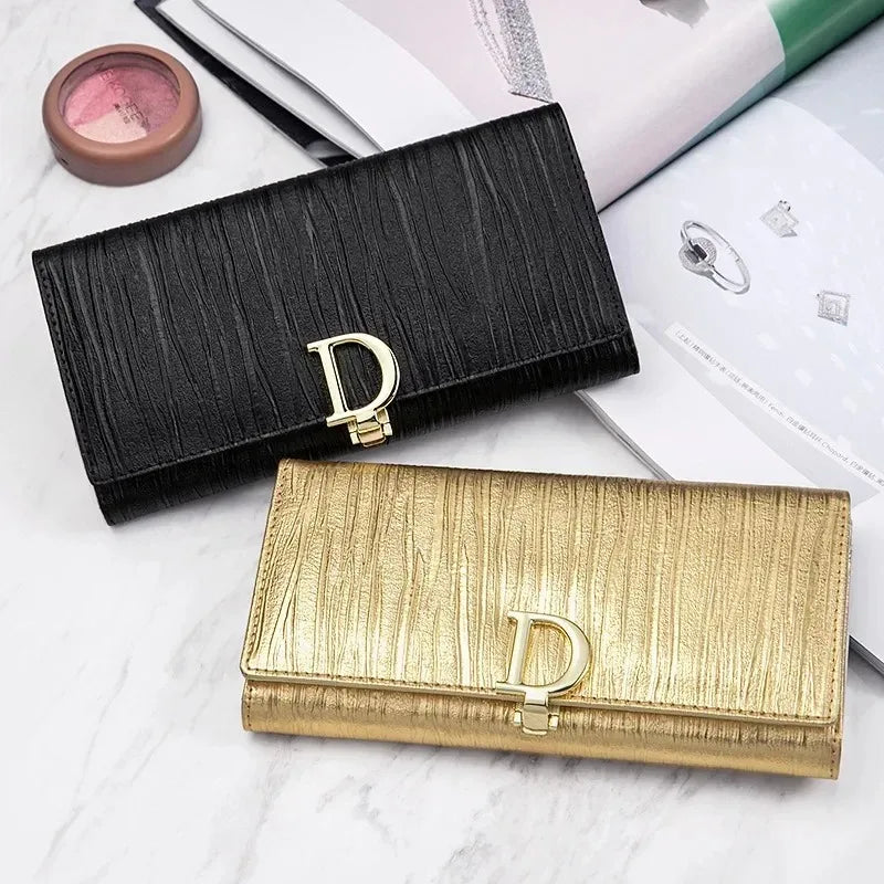 Fashion Women Long Wallets Female Long Phone Purse