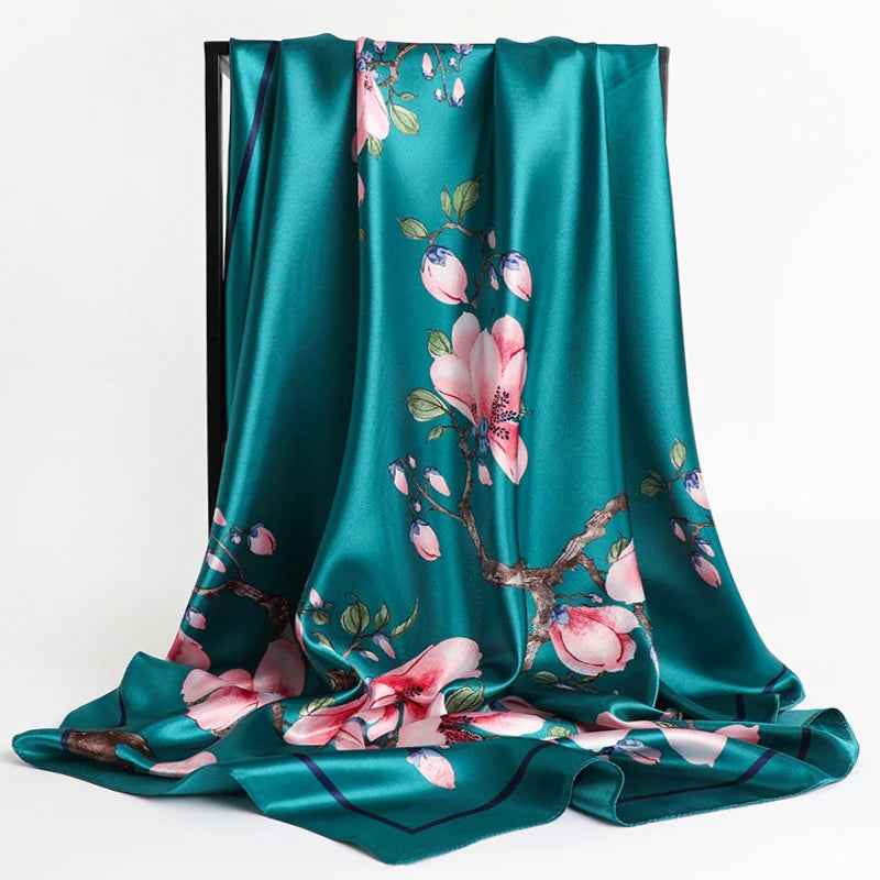 f Ladies Chiffon Shawl Wrap Muffler  Bandanna Female Headscarf