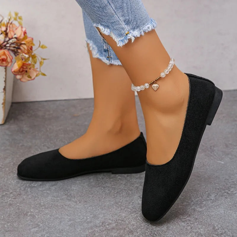 Women's Flat Casual Round-Toe Moccasins & Ballet Flats