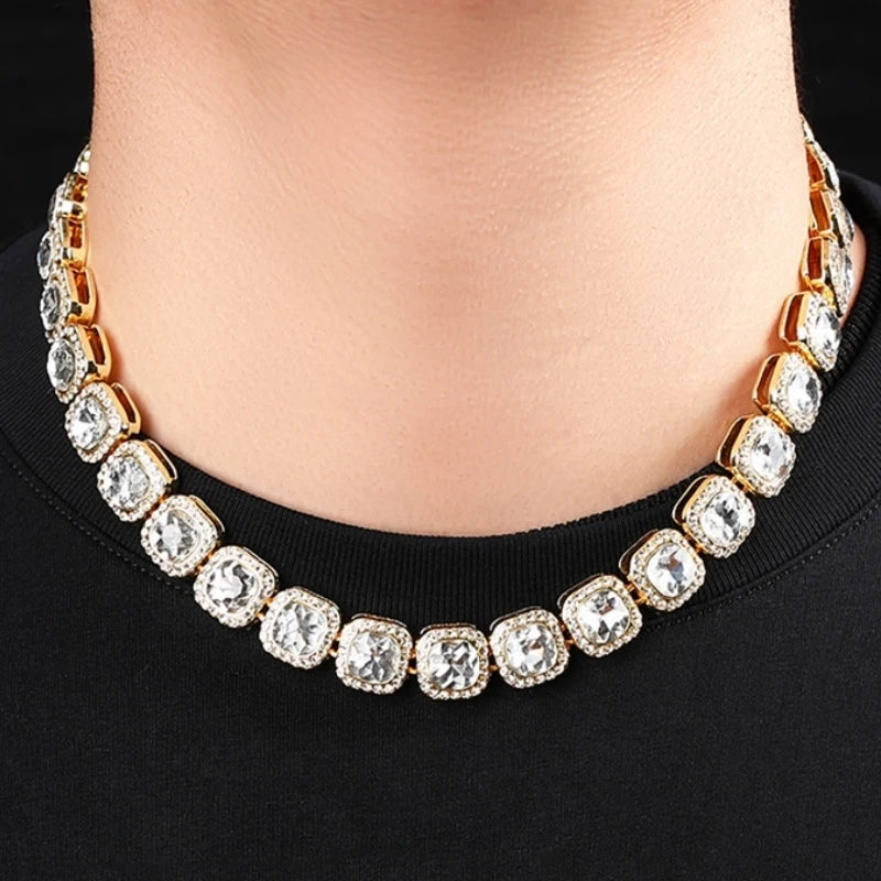 Ice Chain Necklace Bracelet For Men Women