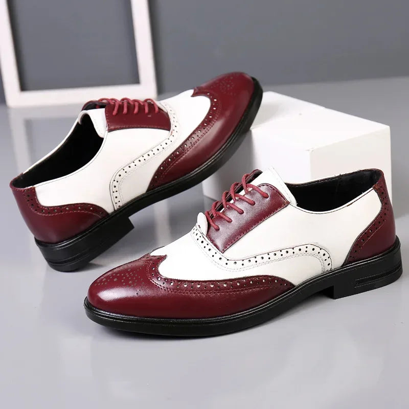 Classic Men Dress Shoes Lace Up Shoes
