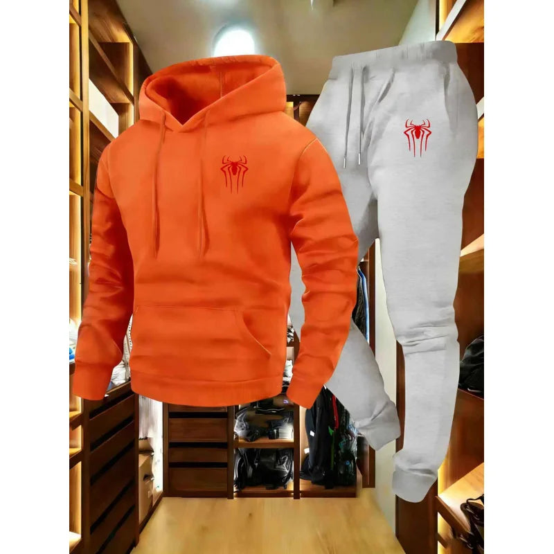 Fashionable men's sportswear set  spring  Autumn