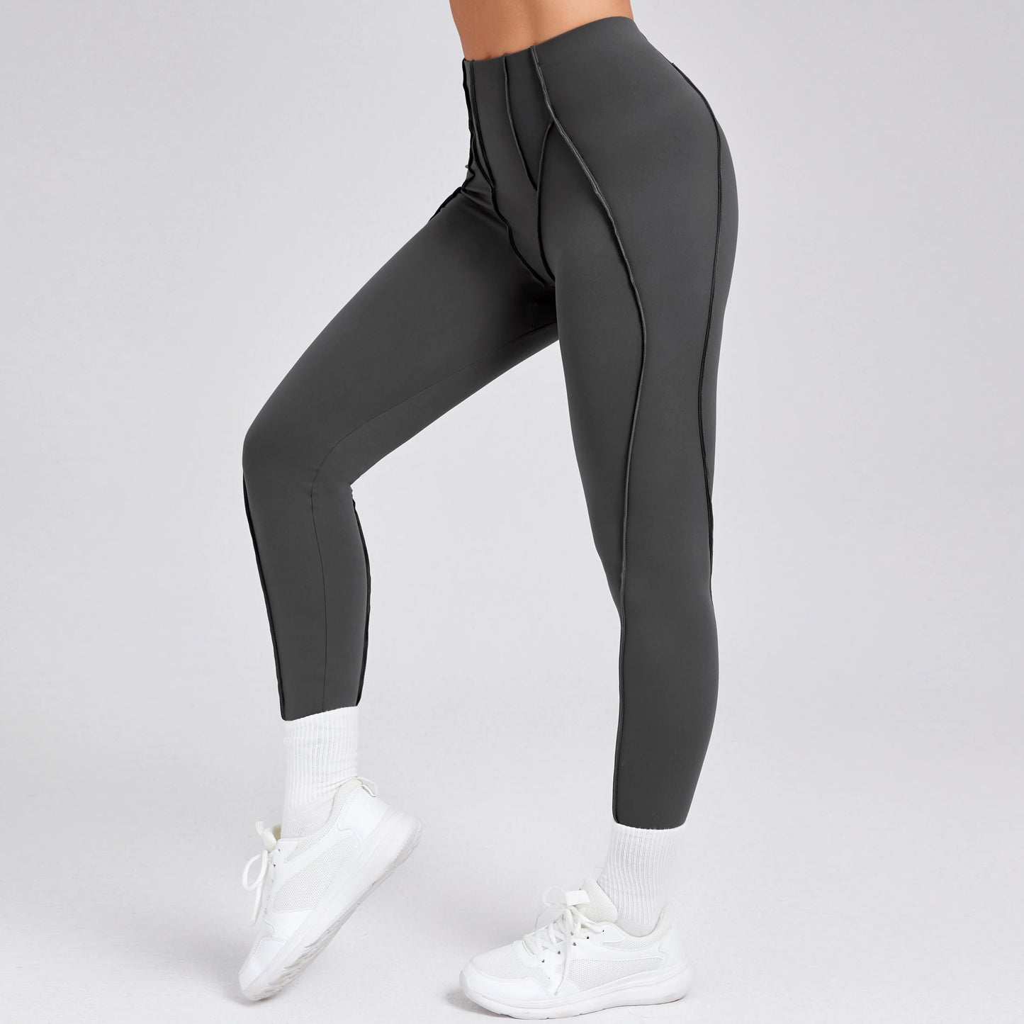 Women Nude Straps Yoga Pants Squat Proof