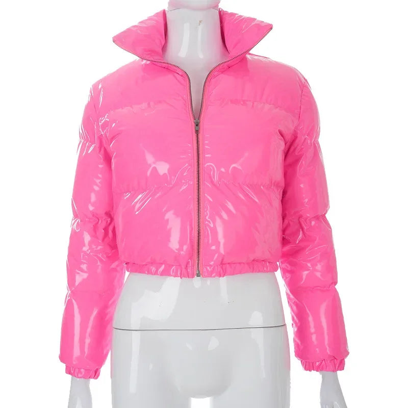 Fashion Jackets for Women  Bubble Down Shiny Quilted Coats