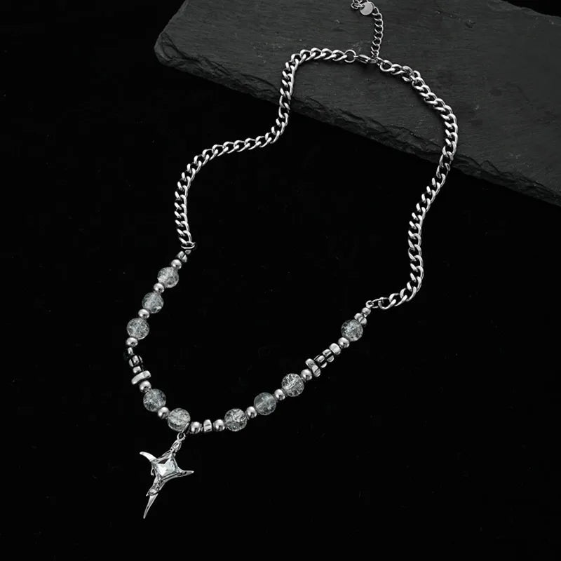 Stainless Steel Cuban Chains Necklace for Men Women