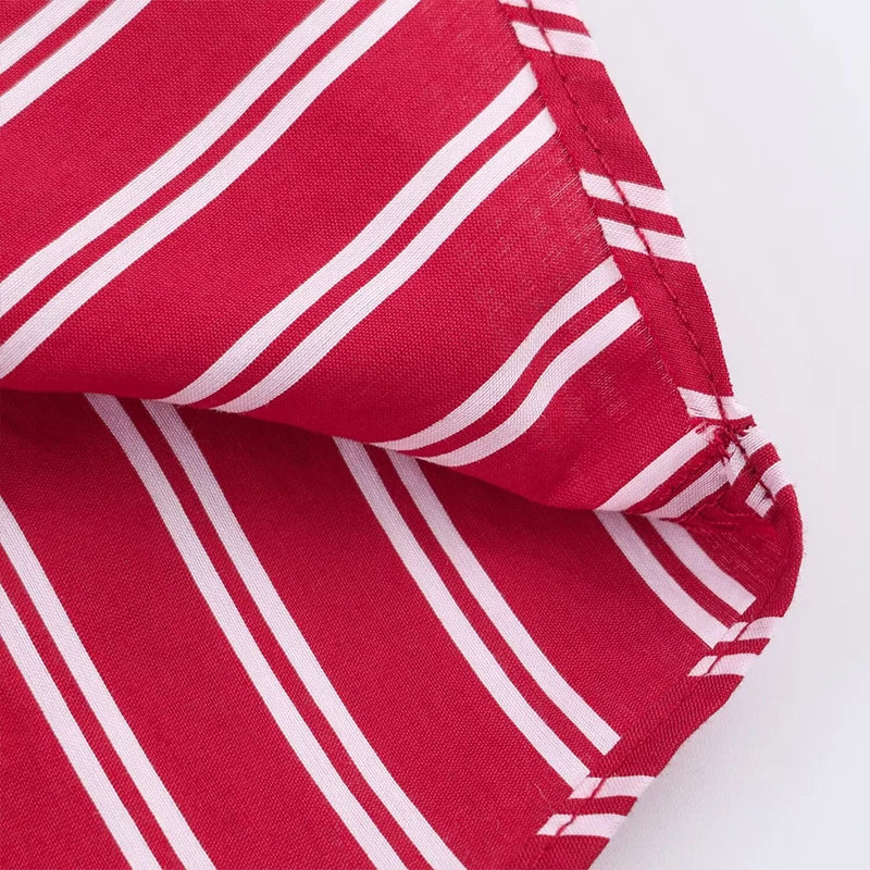 Woman Blouses Stripe Shirts Long Sleeve  Casual  Button Up Shirts