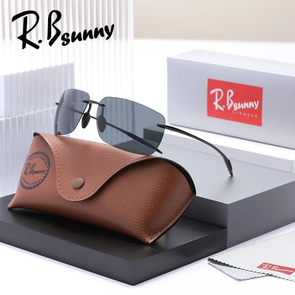 Rimless Sunglasses for Men Women Fashion