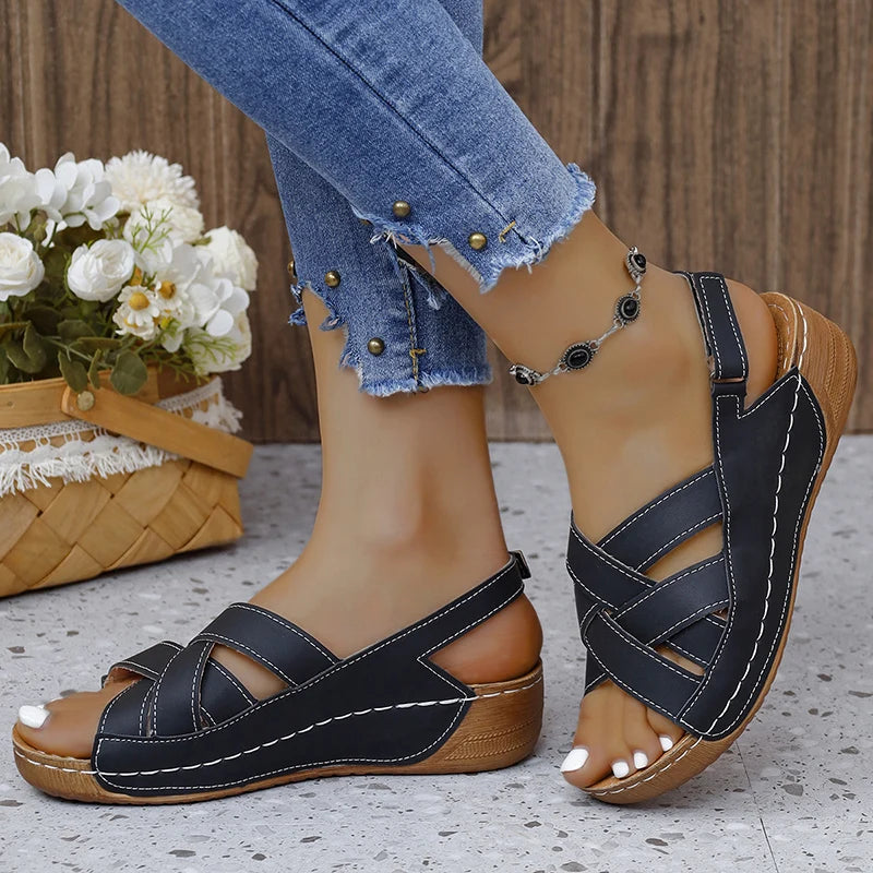 Woman Shoes Sandals Summer Party Walking Shoes Non-Slip Sandals