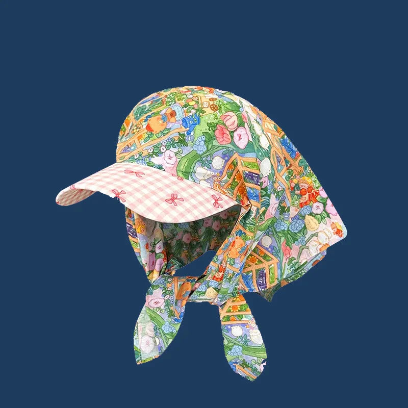 Korean Style Headscarf Hat for Women /Men Triangular Scarf