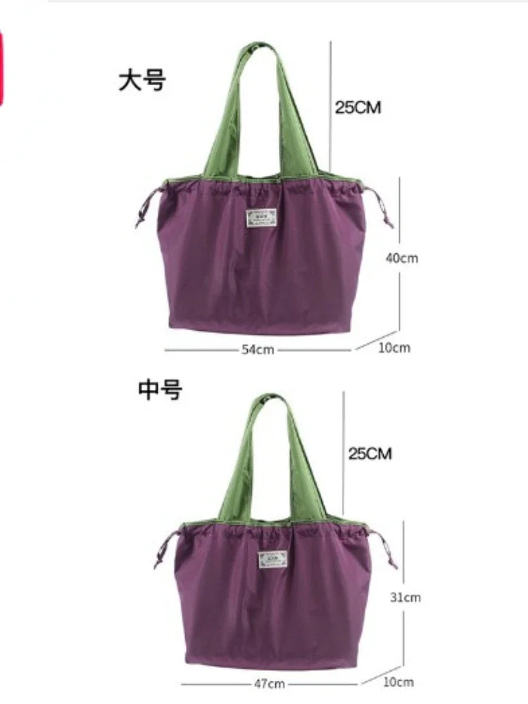 Women Fashion Shopping Bag Eco Large Polyester Beach Bag