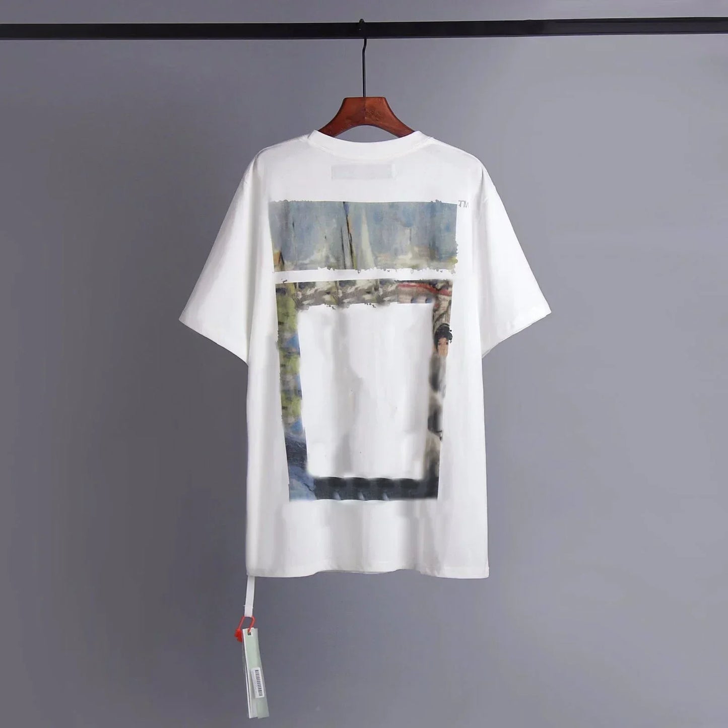 Men's T Shirt High-quality Version Clothing Graffiti Shirt Short Sleeve