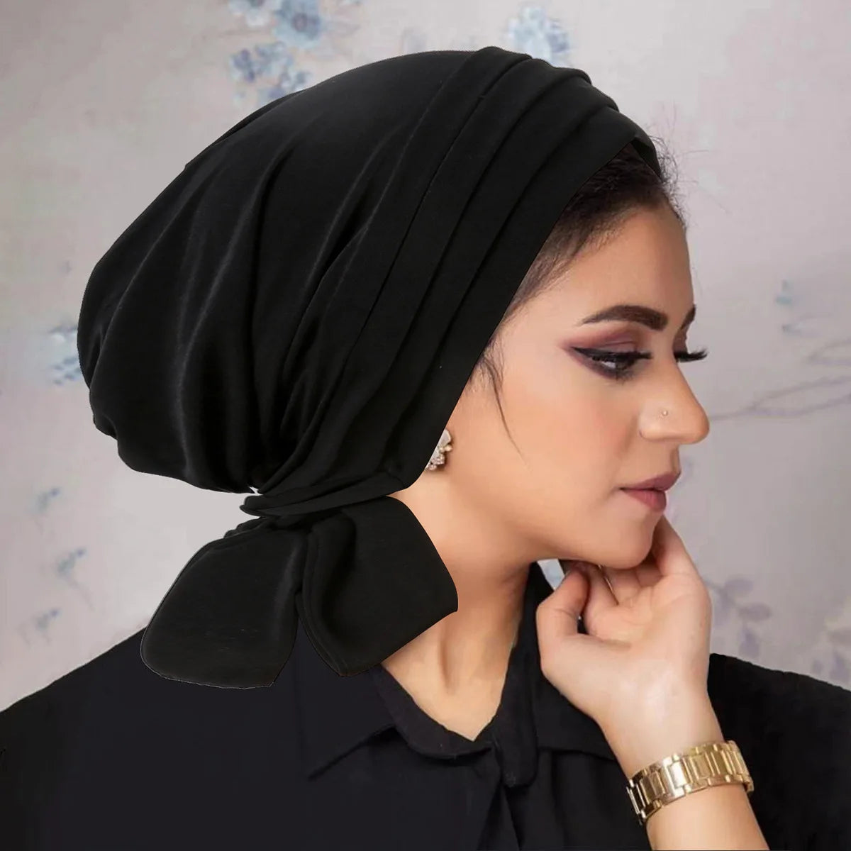Ladies' Headscarf Long-Tailed Tied Headscarf