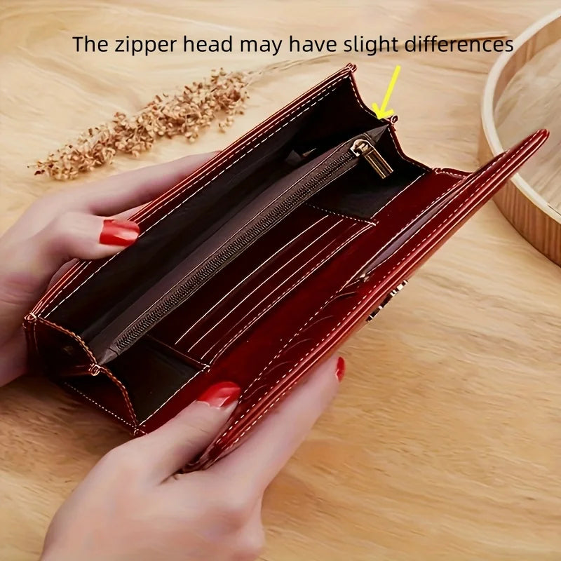 Vintage Women's Wallet - Ultra-thin Bifold Design