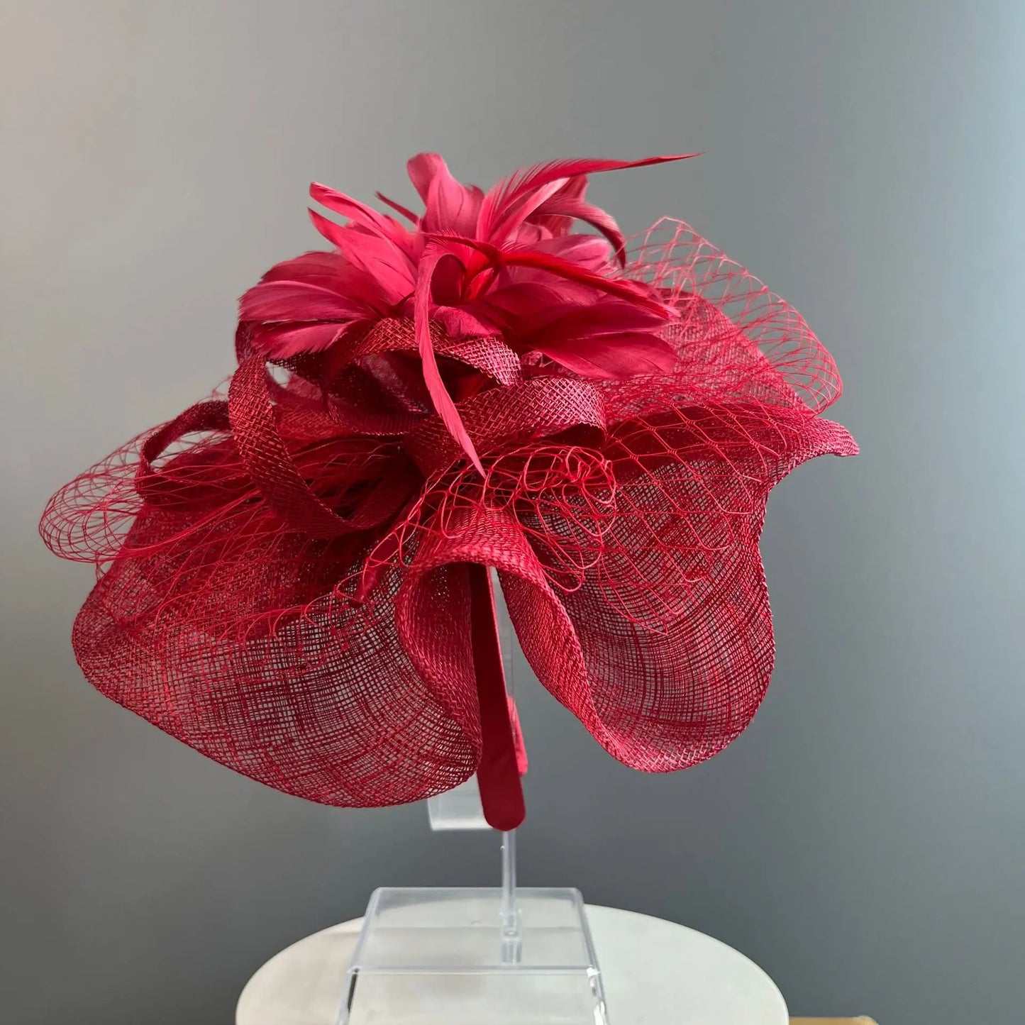Fascinators Hats for Women Feather Veil Headwear
