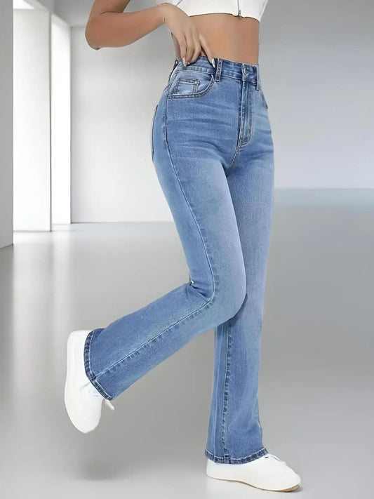 New women's hot jeans slimming  washed Denim