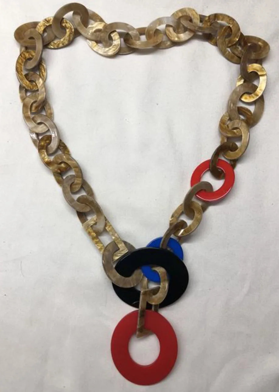 High quality punk acrylic choker necklace