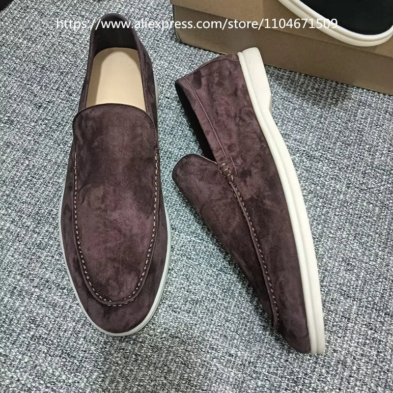 unisex women's shoes loafers leather Sheepskin velvet  loafers