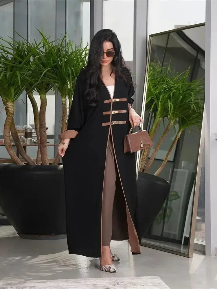Ramadan Kimono Abaya Dubai Turkey Fashion African Dresses Abayas For Women
