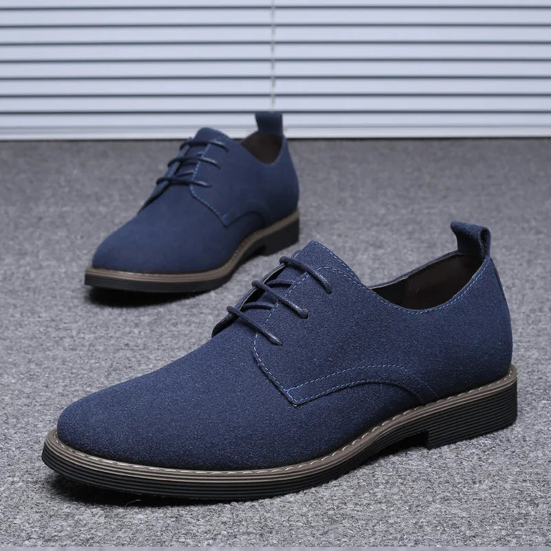 Mens Dress Shoes Legitimate Leather Shoe  Suede Casual Men Designer Shoes