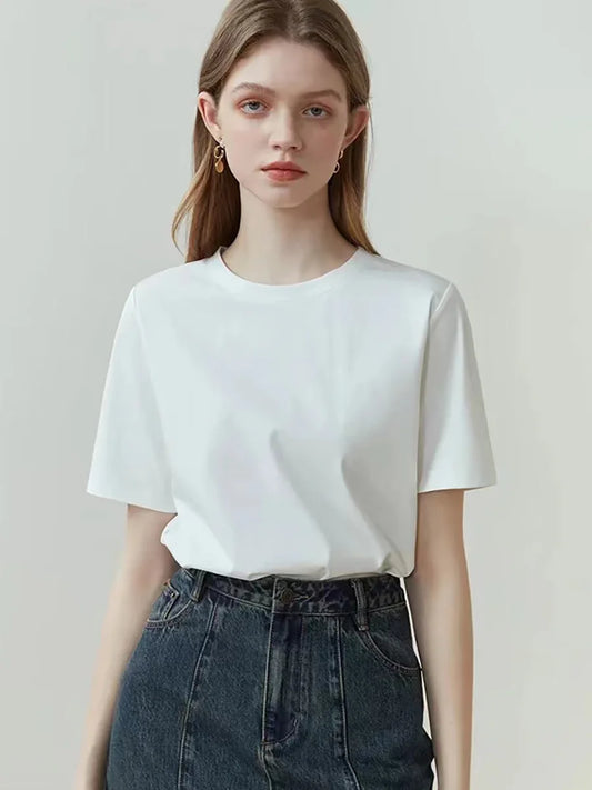 Women T Shirt Cotton 100% Summer Basic Tee shirt