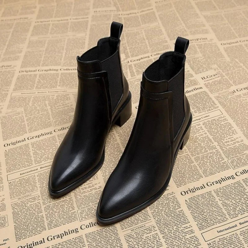 Women's Chelsea Boots Pointed Toe Ankle Boots
