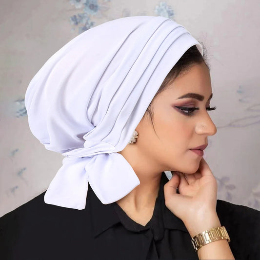 Ladies' Headscarf Long-Tailed Tied Headscarf