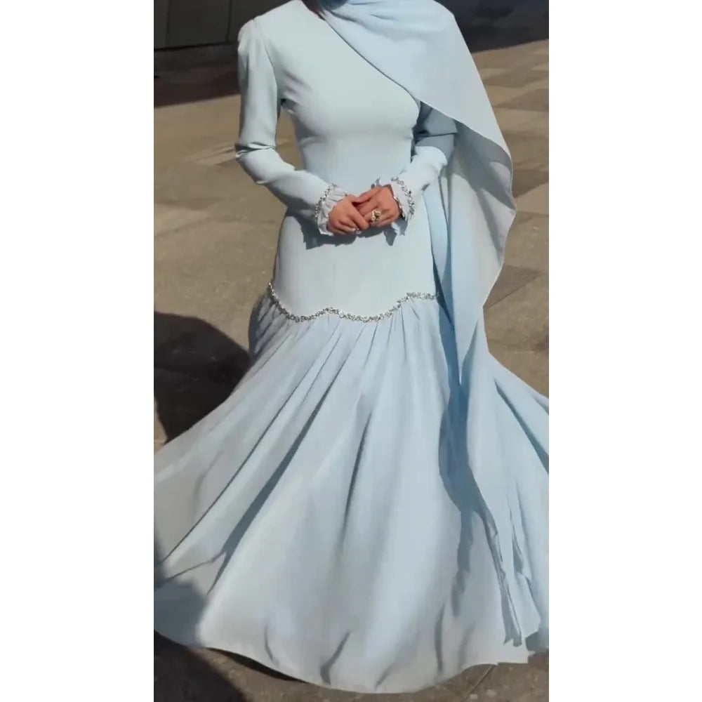 Eid Women Dress Ramadan Abaya Party Vestidos Largos Muslim
