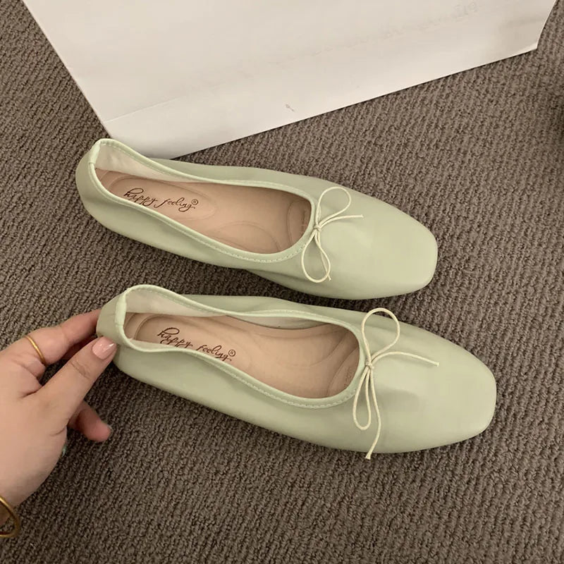Women Ballet Flats Dance Shoes Casual Female Soft Footwear
