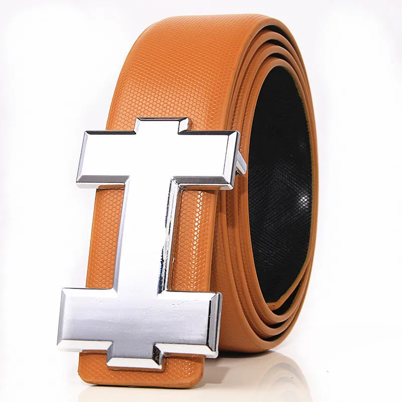 Luxury Designer Brand Belts Men Youth High Quality Leather