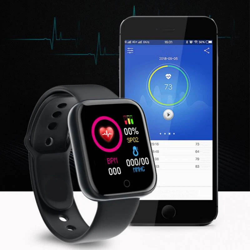 Smart Watch For Women Men Wristwatch Bluetooth Connection Fitness Sport Bracelet Sleep Monitor Digital Watche