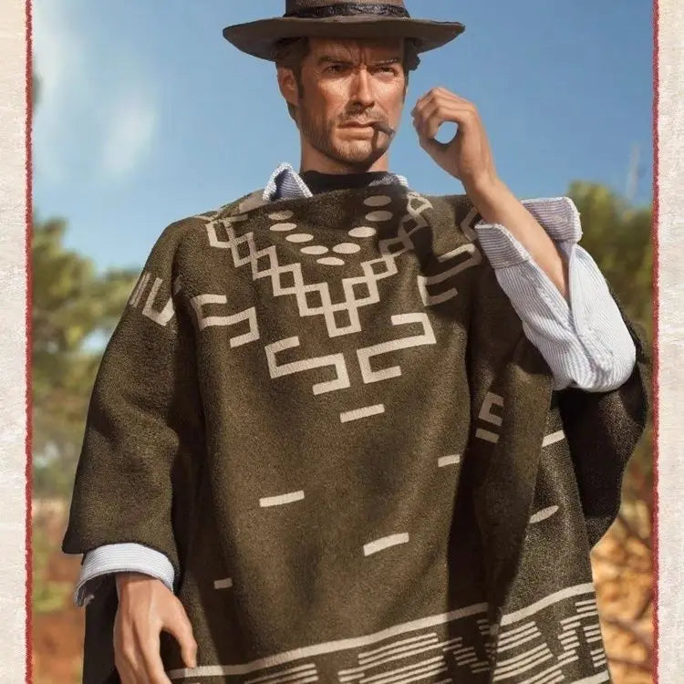 Men's Cape Fashionable Knitted Fringed Pullover